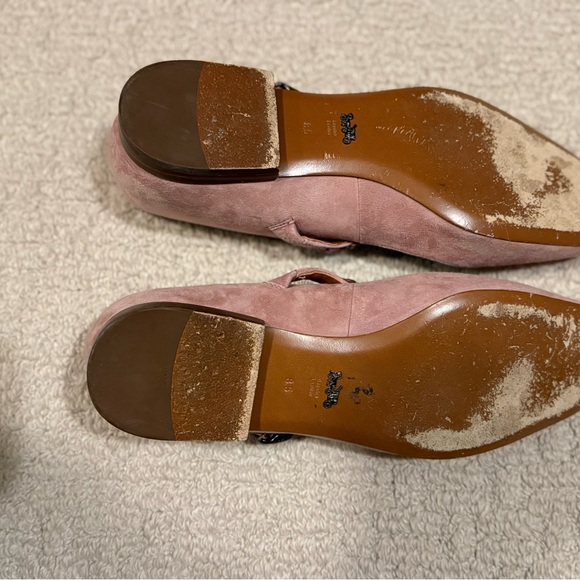 Coach Mary Jane Women's Shoes sz 8.5 $250 dusty tea rose pink - Picture 11 of 14